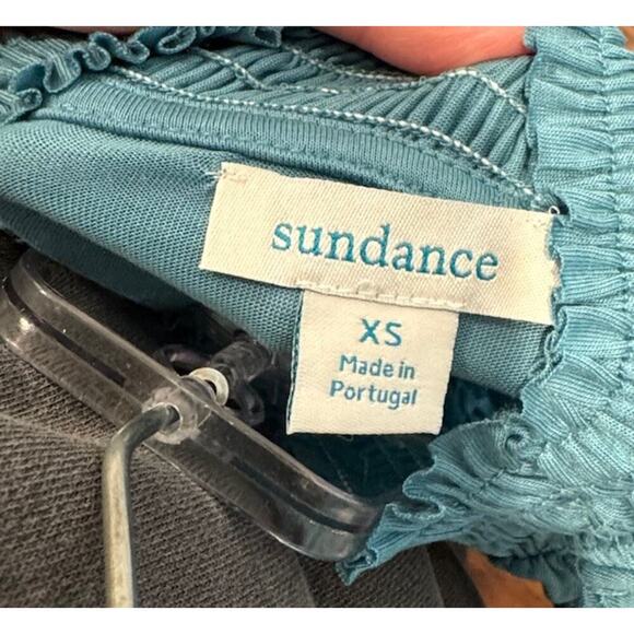 Sundance Women’s Size XS Everyday Essence Top Sleeveless Smocked Mock Neck - Picture 5 of 5